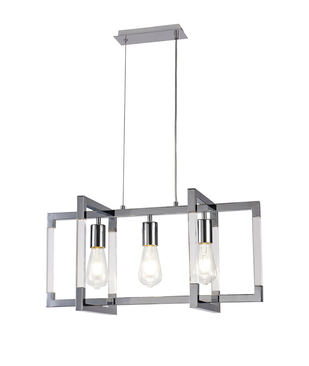 Diyas - Canto Rectangular Pendant - Luminosity Designs Ltd