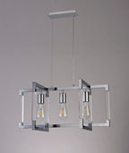 Diyas - Canto Rectangular Pendant - Luminosity Designs Ltd
