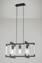 Diyas - Canto Rectangular Pendant - Luminosity Designs Ltd