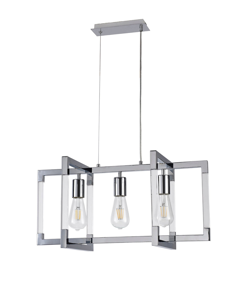 Diyas - Canto Rectangular Pendant - Luminosity Designs Ltd