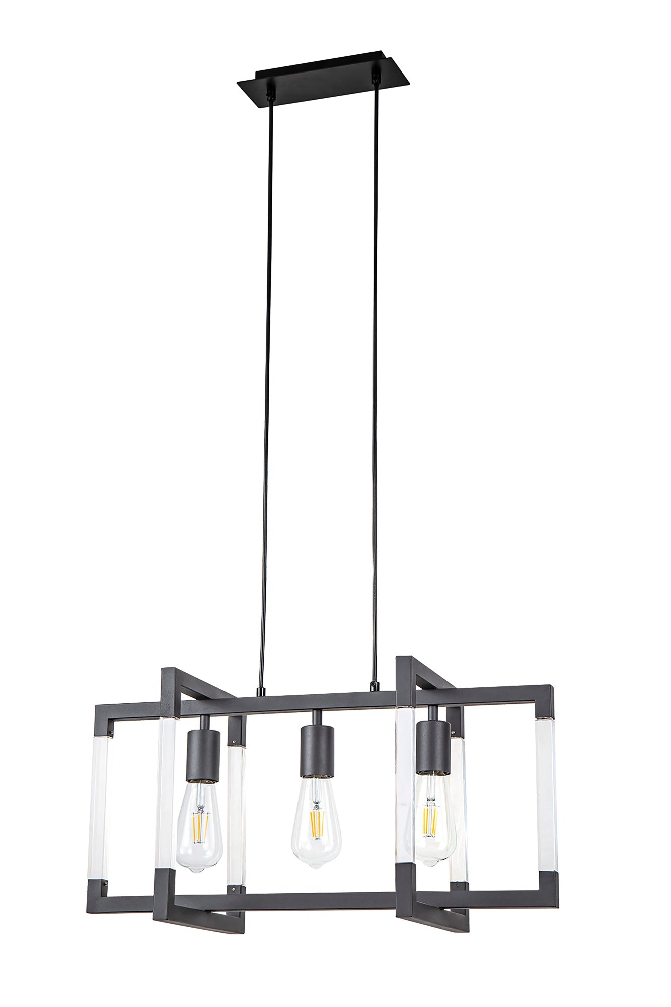 Diyas - Canto Rectangular Pendant - Luminosity Designs Ltd