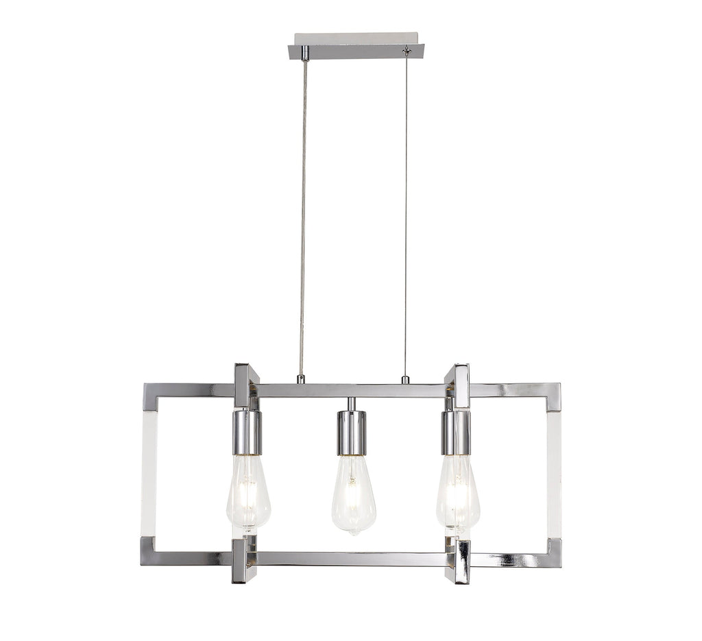 Diyas - Canto Rectangular Pendant - Luminosity Designs Ltd