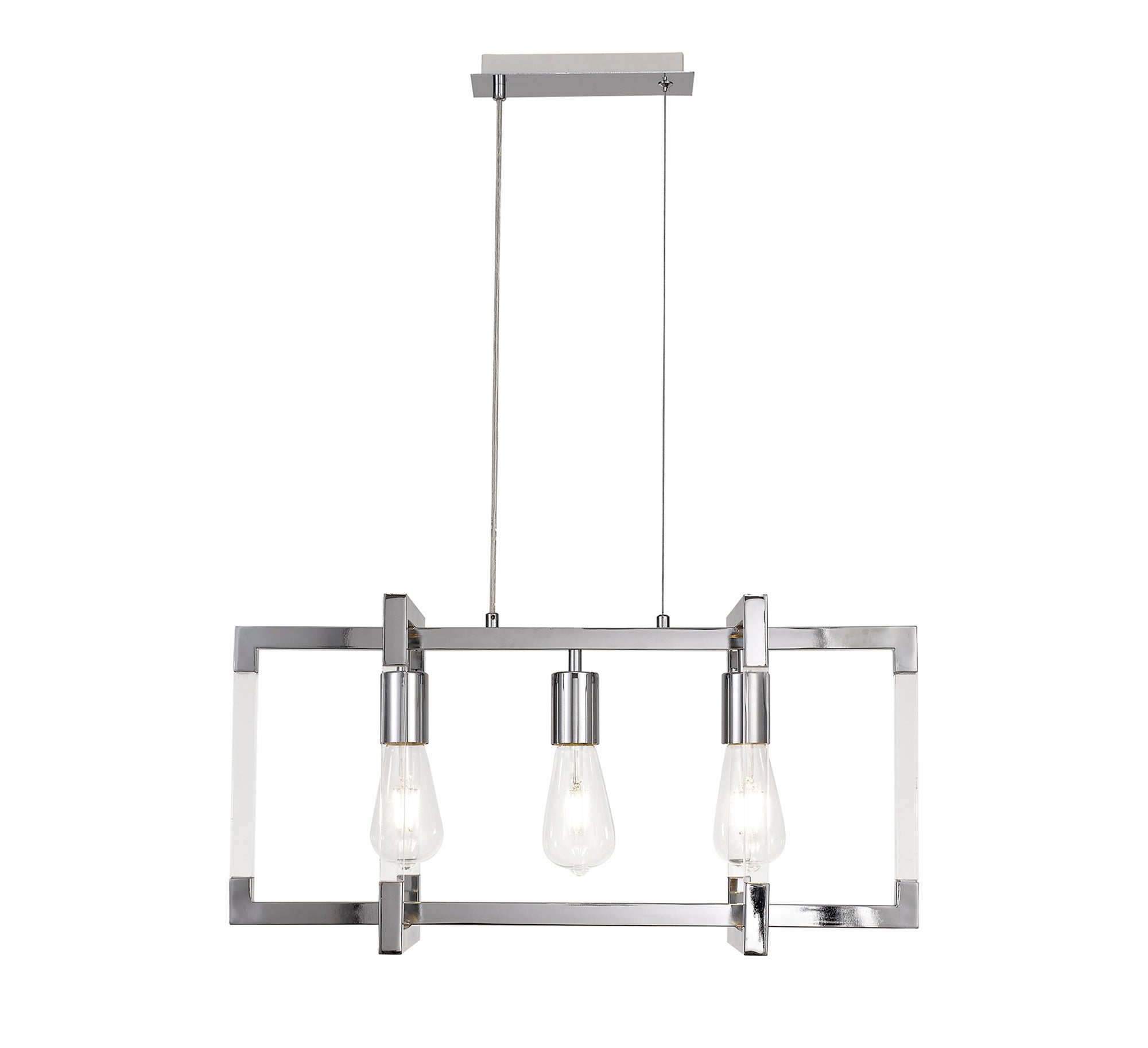 Diyas - Canto Rectangular Pendant - Luminosity Designs Ltd