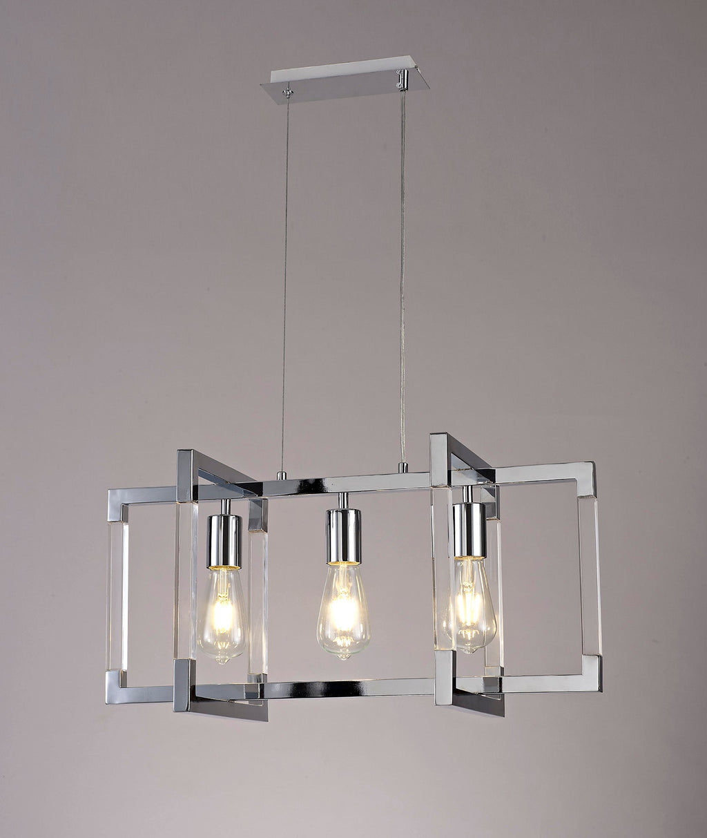 Diyas - Canto Rectangular Pendant - Luminosity Designs Ltd