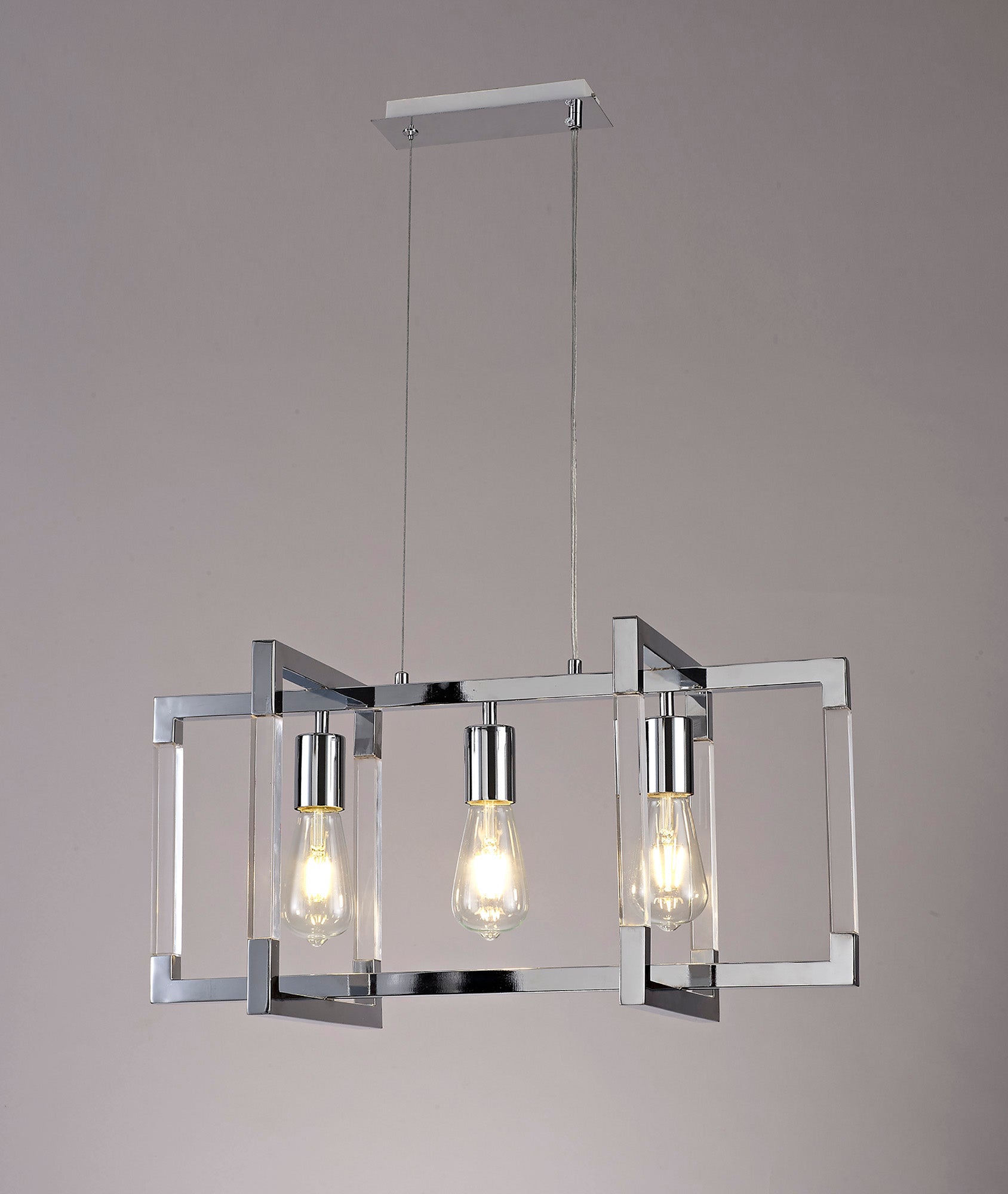 Diyas - Canto Rectangular Pendant - Luminosity Designs Ltd