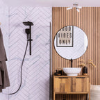 lse - Canya IP44 Bathroom Rated 3 Armed Semi Flush Ceiling Fitting with Glass Shades - Luminosity Designs Ltd