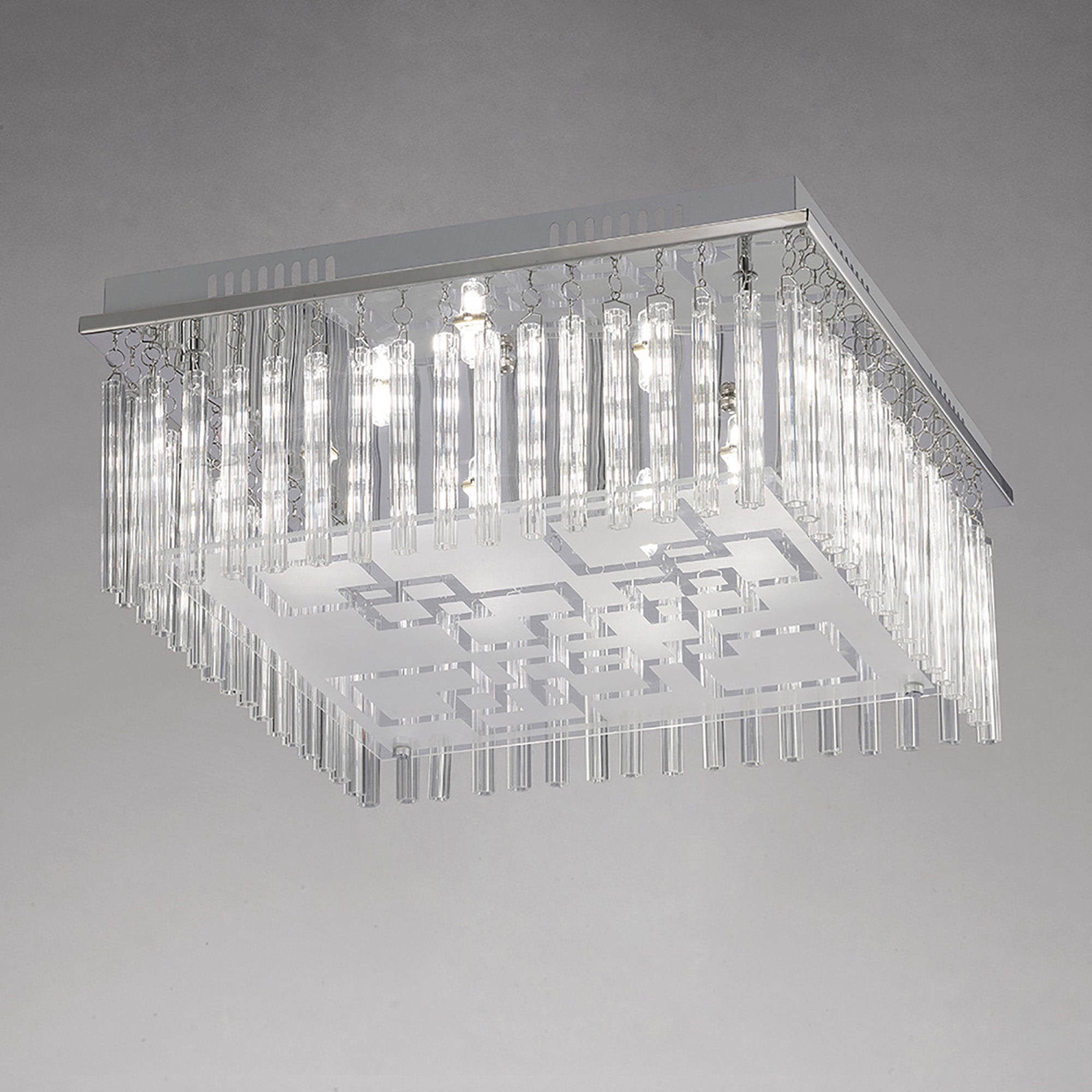 Diyas - Capella Large Square Ceiling - Luminosity Designs Ltd