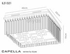 Diyas - Capella Large Square Ceiling - Luminosity Designs Ltd