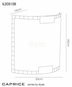 Diyas - Caprice Wall Lamp - Grid Design - Luminosity Designs Ltd