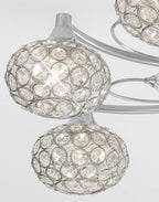 Diyas - Cara Large Semi Fush Ceiling Light - Luminosity Designs Ltd