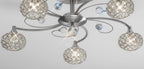Diyas - Cara Medium Semi Fush Ceiling Light - Luminosity Designs Ltd