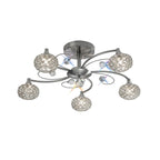 Diyas - Cara Medium Semi Fush Ceiling Light - Luminosity Designs Ltd