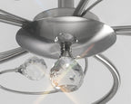 Diyas - Cara Medium Semi Fush Ceiling Light - Luminosity Designs Ltd