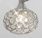 Diyas - Cara Medium Semi Fush Ceiling Light - Luminosity Designs Ltd