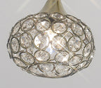 Diyas - Cara Small Semi Fush Ceiling Light - Luminosity Designs Ltd