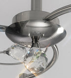 Diyas - Cara Small Semi Fush Ceiling Light - Luminosity Designs Ltd