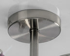Diyas - Cara Small Semi Fush Ceiling Light - Luminosity Designs Ltd