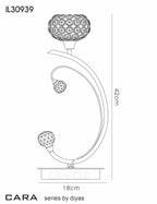 Diyas - Cara Table Lamp - Luminosity Designs Ltd