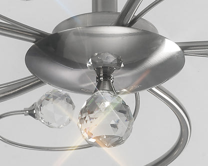 Cara Medium Semi Fush Ceiling Light