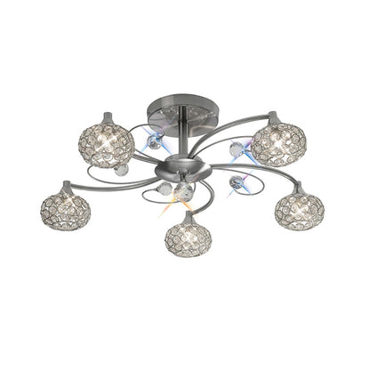 Cara Medium Semi Fush Ceiling Light