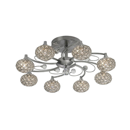 Cara Large Semi Fush Ceiling Light