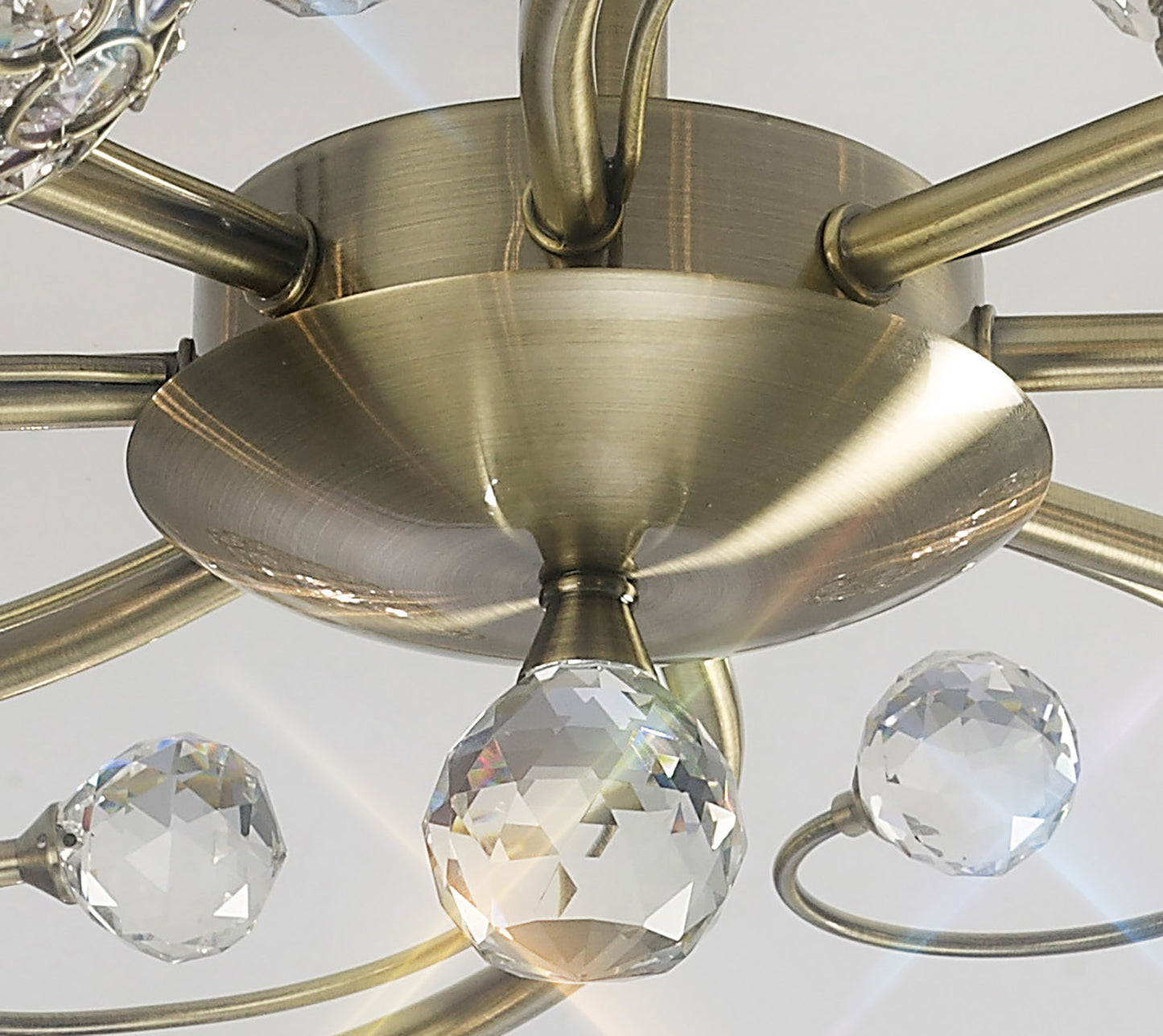 Cara Large Semi Fush Ceiling Light