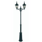Oaks Lighting - Cardinal 2 Headed Outdoor Vintage Style Lamp Post. - Luminosity Designs Ltd