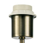 Deco - Carlton 1 Light Switched Wall Lamp Without Shade - Luminosity Designs Ltd