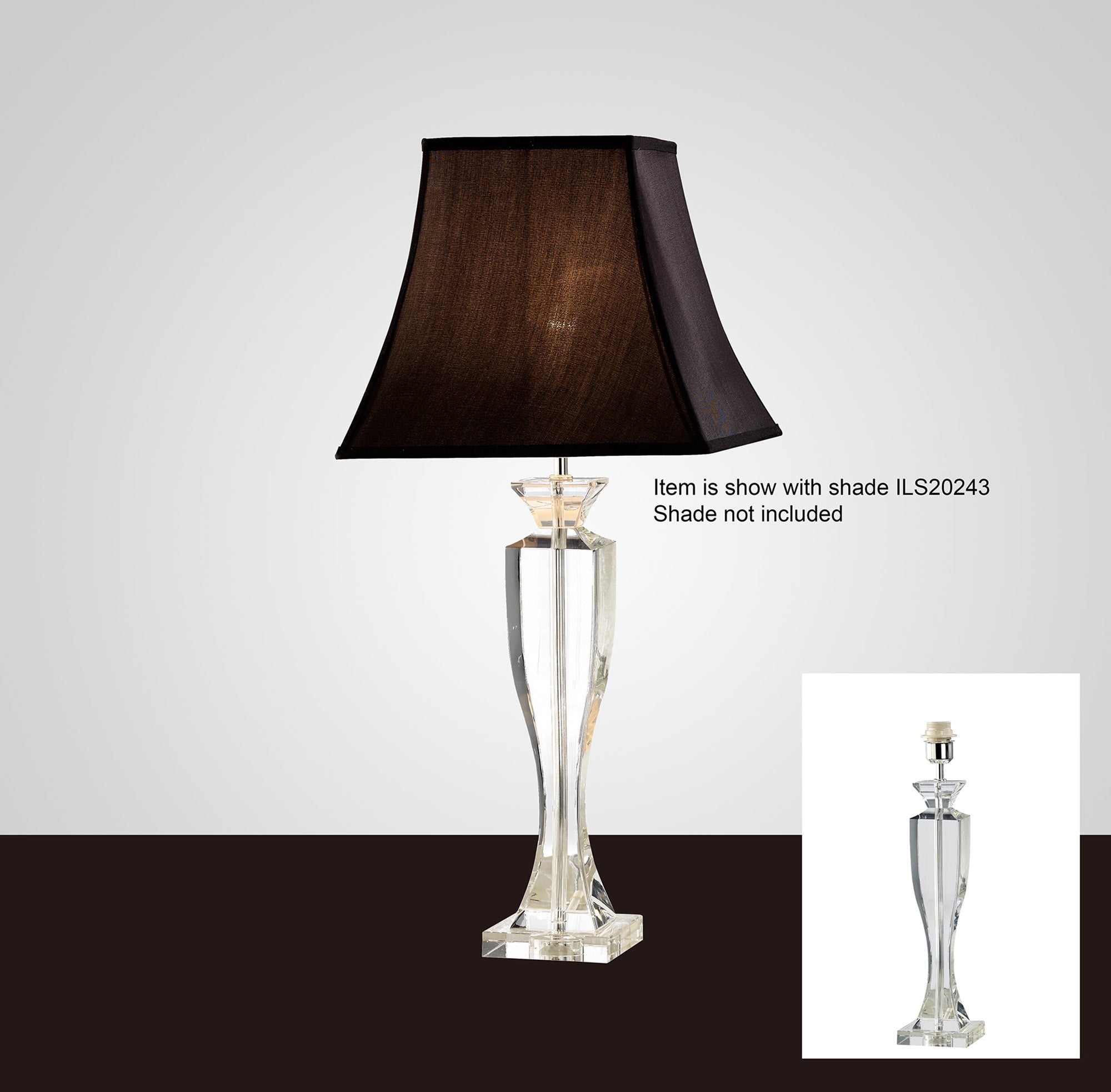 Diyas - Carmela Crystal Table Lamp - Luminosity Designs Ltd