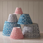 Luminosity Designs Ltd - Carnaby Traditional Floor Lamp With 35cm Ripple Shade and Bulb - Luminosity Designs Ltd