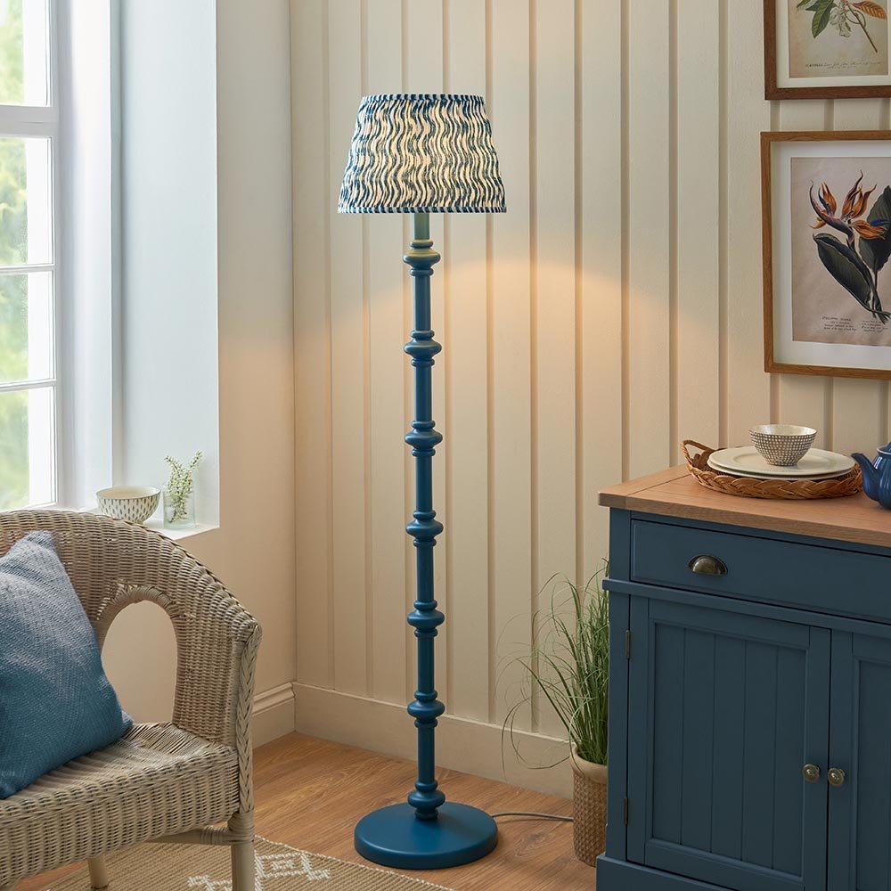 Endon - Carnaby Traditional Wooden Floor Lamp - Luminosity Designs Ltd