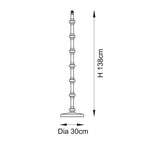 Endon - Carnaby Traditional Wooden Floor Lamp - Luminosity Designs Ltd