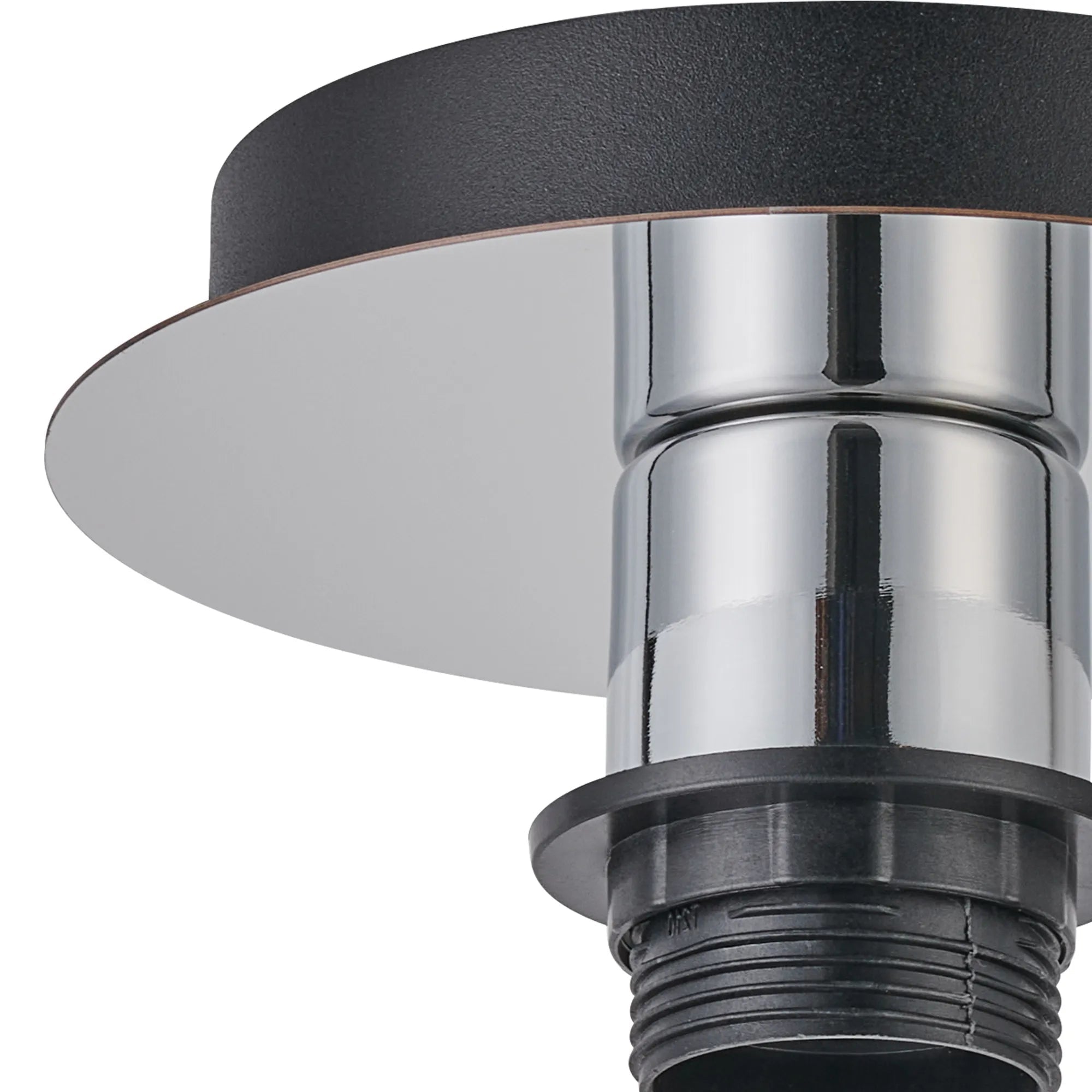 Deco - Carrie 1 Light E27 Universal Flush Ceiling Fitting, Suitable For A Vast Selection Of Shades - Luminosity Designs Ltd