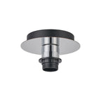 Deco - Carrie 1 Light E27 Universal Flush Ceiling Fitting, Suitable For A Vast Selection Of Shades - Luminosity Designs Ltd