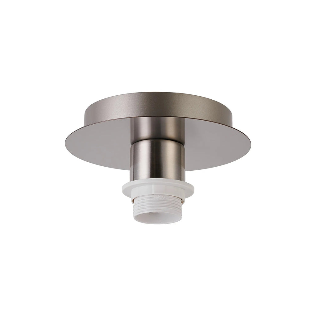 Deco - Carrie 1 Light E27 Universal Flush Ceiling Fitting, Suitable For A Vast Selection Of Shades - Luminosity Designs Ltd