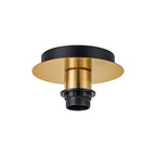 Deco - Carrie 1 Light E27 Universal Flush Ceiling Fitting, Suitable For A Vast Selection Of Shades - Luminosity Designs Ltd