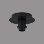 Deco - Carrie 15cm 1 Light Round E27 Universal Ceiling Light (FRAME ONLY), Suitable For A Vast Selection Of Shades - Luminosity Designs Ltd