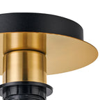 Deco - Carrie 15cm 1 Light Round E27 Universal Ceiling Light (FRAME ONLY), Suitable For A Vast Selection Of Shades - Luminosity Designs Ltd