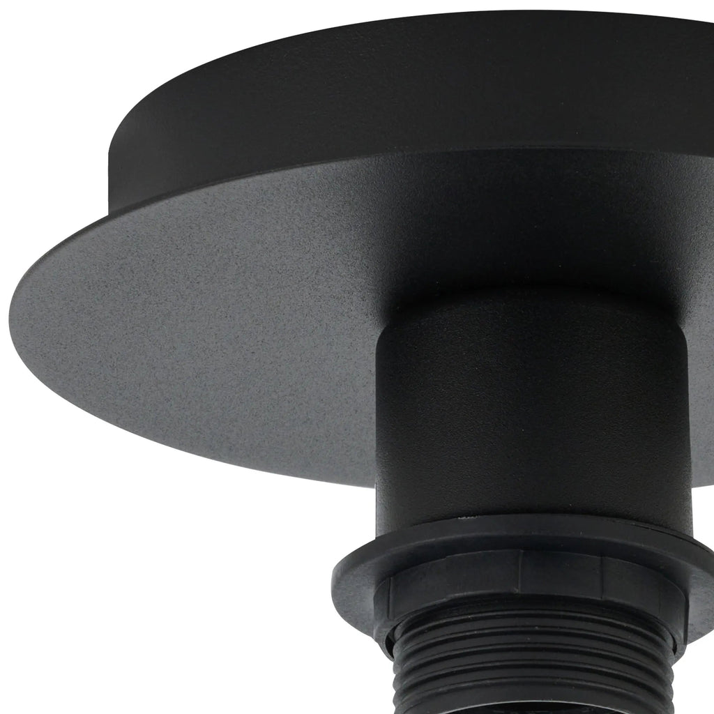 Deco - Carrie 15cm 1 Light Round E27 Universal Ceiling Light (FRAME ONLY), Suitable For A Vast Selection Of Shades - Luminosity Designs Ltd