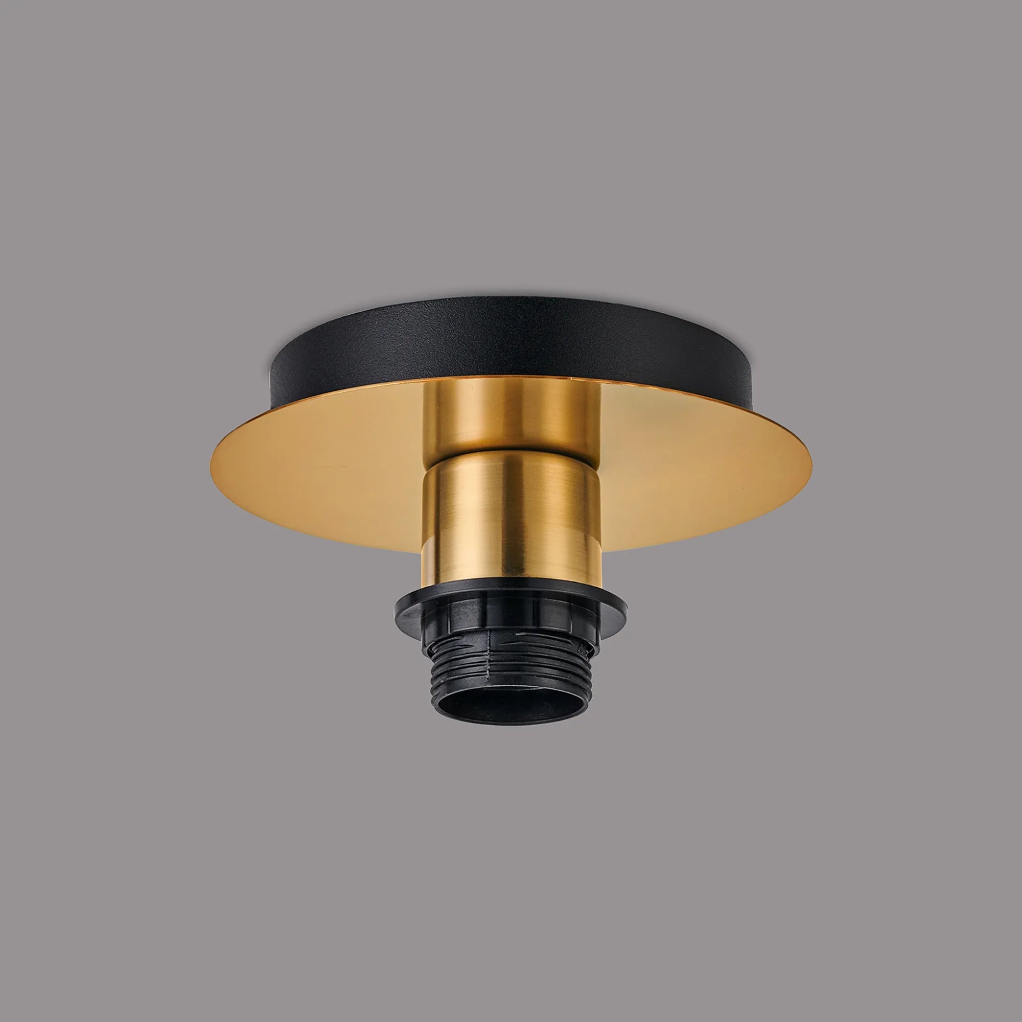 Deco - Carrie 15cm 1 Light Round E27 Universal Ceiling Light (FRAME ONLY), Suitable For A Vast Selection Of Shades - Luminosity Designs Ltd