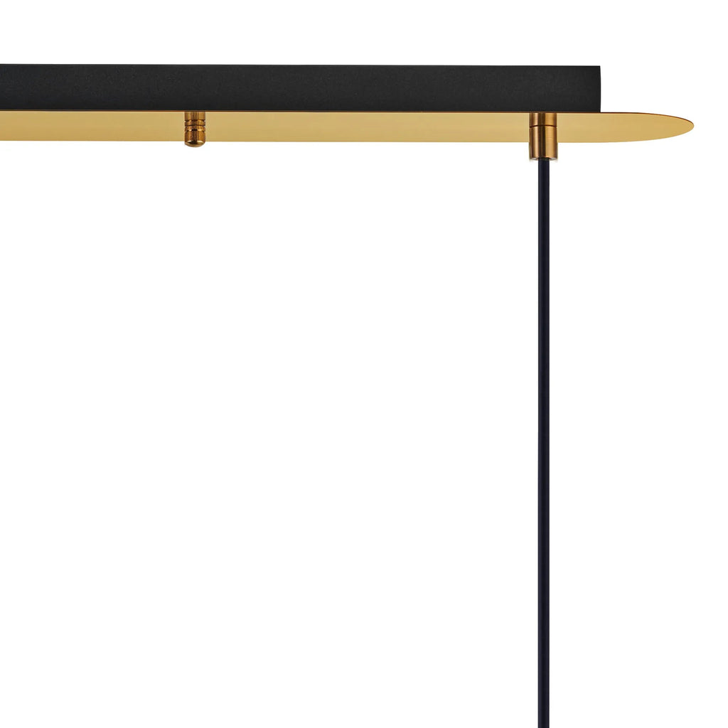 Deco - Carrie 4 Light Linear E27 Universal Bar Pendant (FRAME ONLY), Suitable For A Vast Selection Of Shades - Luminosity Designs Ltd