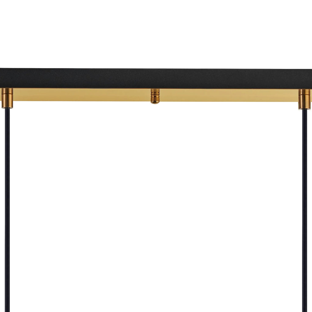 Deco - Carrie 4 Light Linear E27 Universal Bar Pendant (FRAME ONLY), Suitable For A Vast Selection Of Shades - Luminosity Designs Ltd