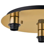 Deco - Carrie 40cm 3 Light Round E27 Universal Ceiling (FRAME ONLY), Suitable For A Vast Selection Of Shades - Luminosity Designs Ltd