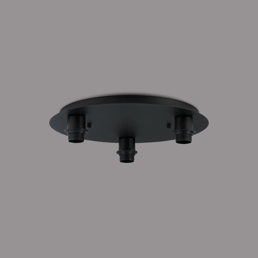 Deco - Carrie 40cm 3 Light Round E27 Universal Ceiling (FRAME ONLY), Suitable For A Vast Selection Of Shades - Luminosity Designs Ltd