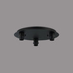 Deco - Carrie 40cm 3 Light Round E27 Universal Ceiling (FRAME ONLY), Suitable For A Vast Selection Of Shades - Luminosity Designs Ltd
