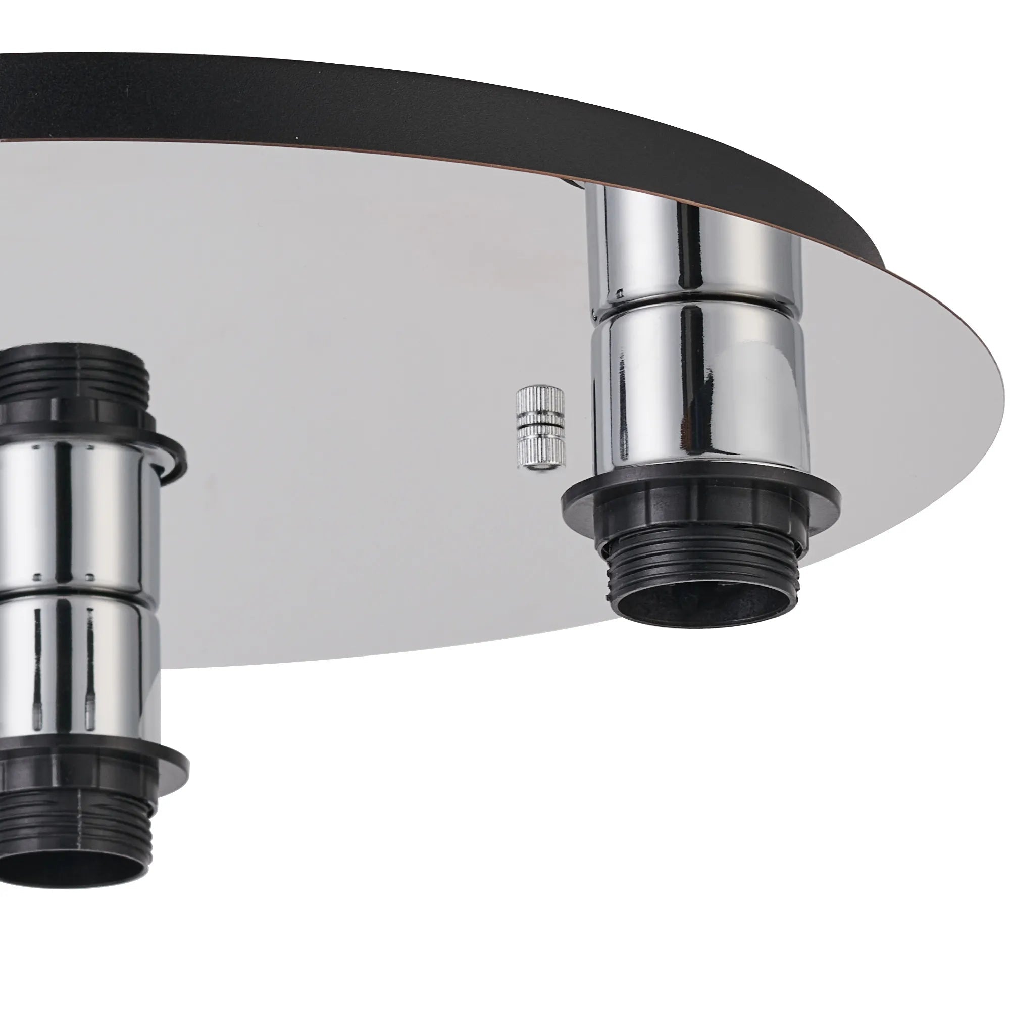 Deco - Carrie 40cm 3 Light Round E27 Universal Ceiling (FRAME ONLY), Suitable For A Vast Selection Of Shades - Luminosity Designs Ltd