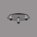 Deco - Carrie 40cm 3 Light Round E27 Universal Ceiling (FRAME ONLY), Suitable For A Vast Selection Of Shades - Luminosity Designs Ltd