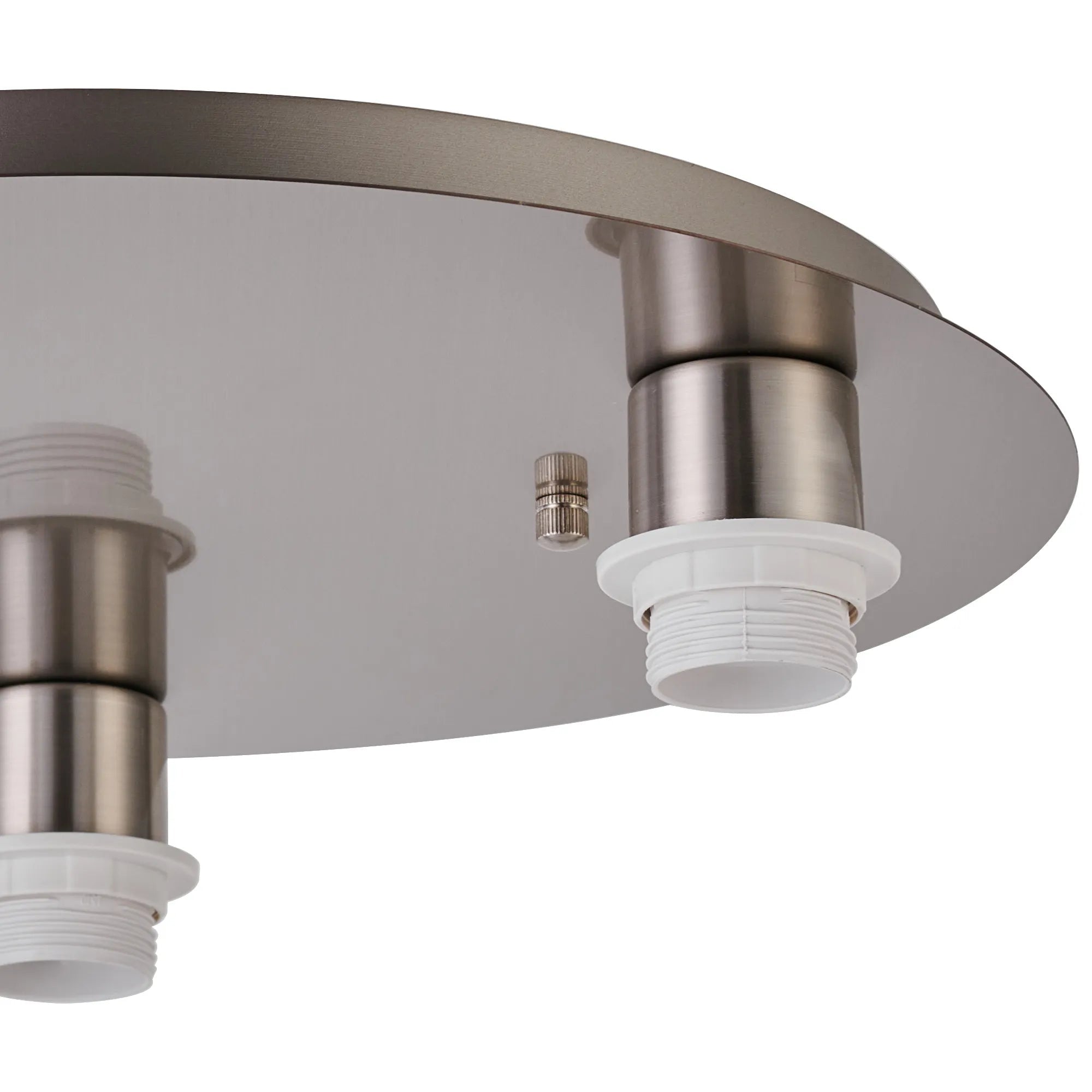 Deco - Carrie 40cm 3 Light Round E27 Universal Ceiling (FRAME ONLY), Suitable For A Vast Selection Of Shades - Luminosity Designs Ltd