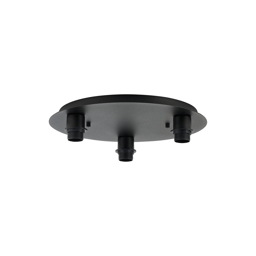 Deco - Carrie 40cm 3 Light Round E27 Universal Ceiling (FRAME ONLY), Suitable For A Vast Selection Of Shades - Luminosity Designs Ltd