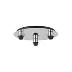 Deco - Carrie 40cm 3 Light Round E27 Universal Ceiling (FRAME ONLY), Suitable For A Vast Selection Of Shades - Luminosity Designs Ltd